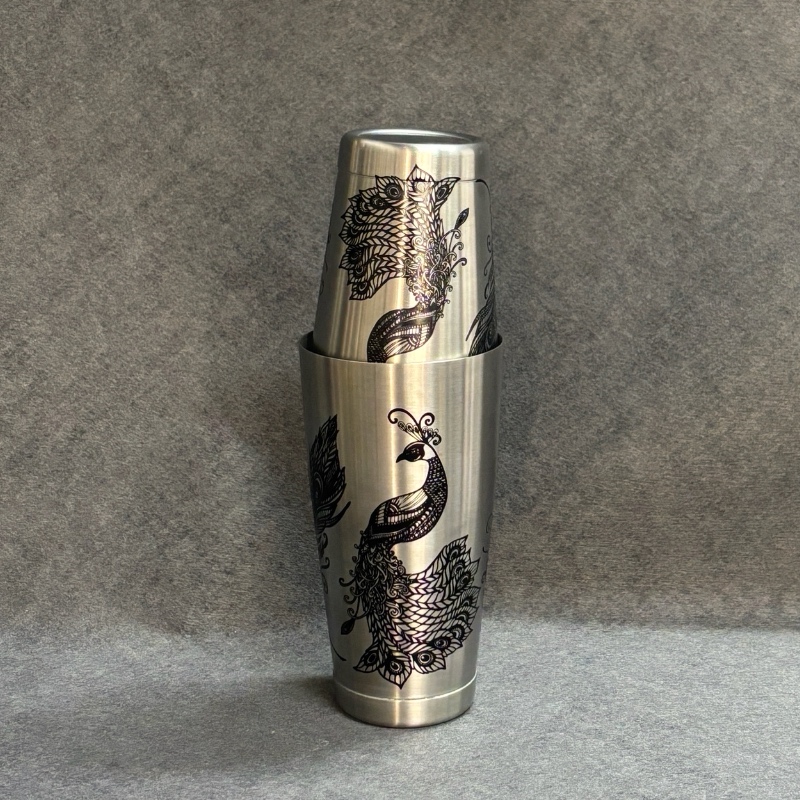 The Phoenix Boston Shaker Set | Matte brushed