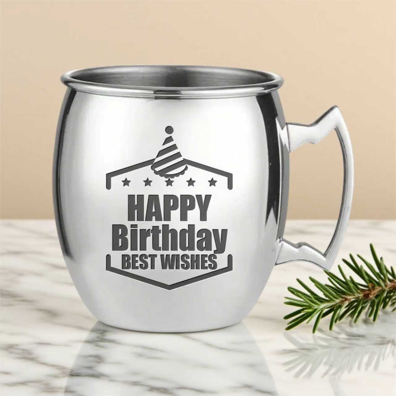 Birthday Etched Moscow Mule Mug | 500ml
