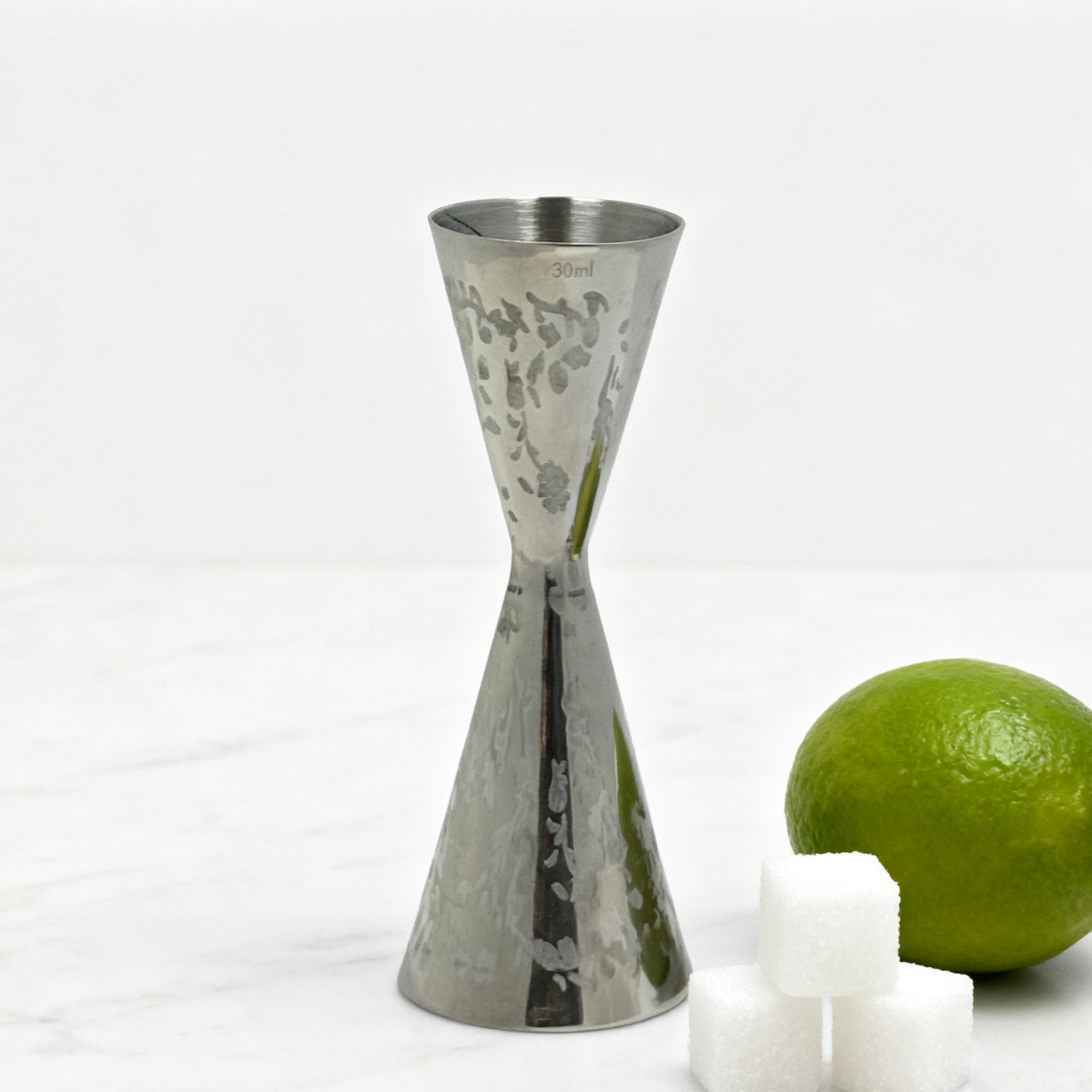 Wheat Etched Double Sided Jigger | 30ml & 60ml