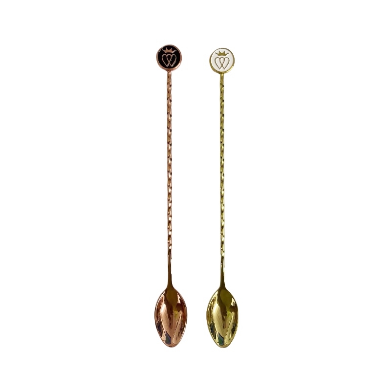 Strawberry Coin Bar Mixing Spoon