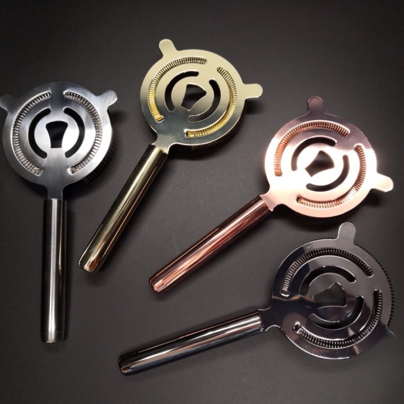 Geometric Filter Cocktail Strainer | 2-Prong