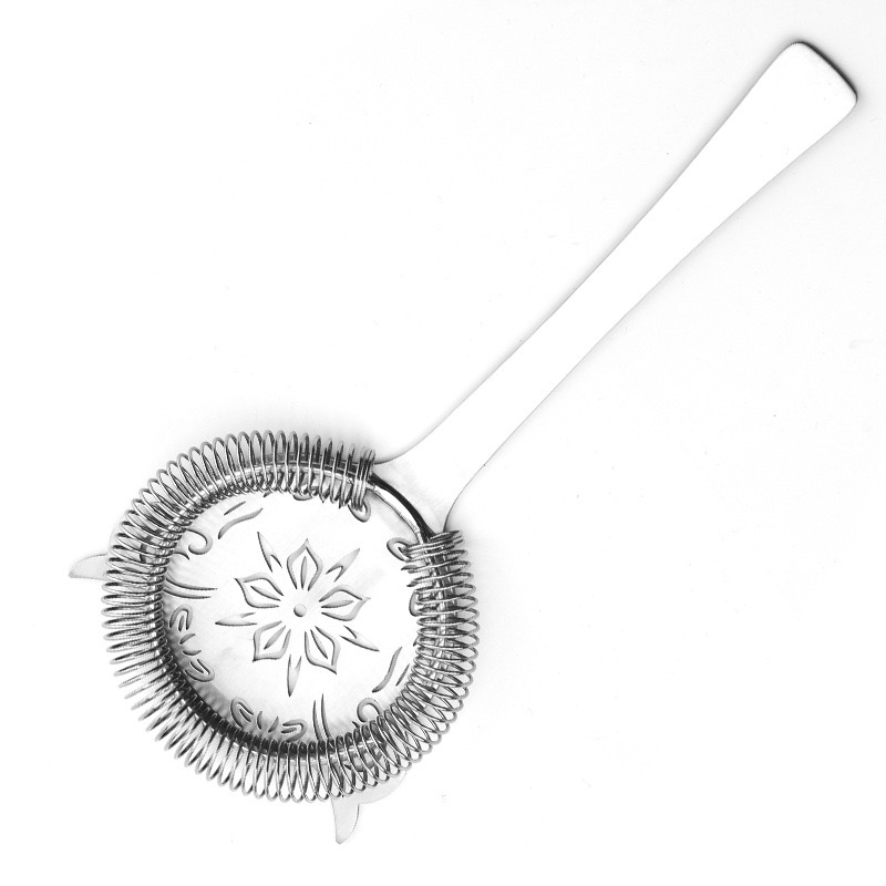 Floral Elegance Cocktail Strainer