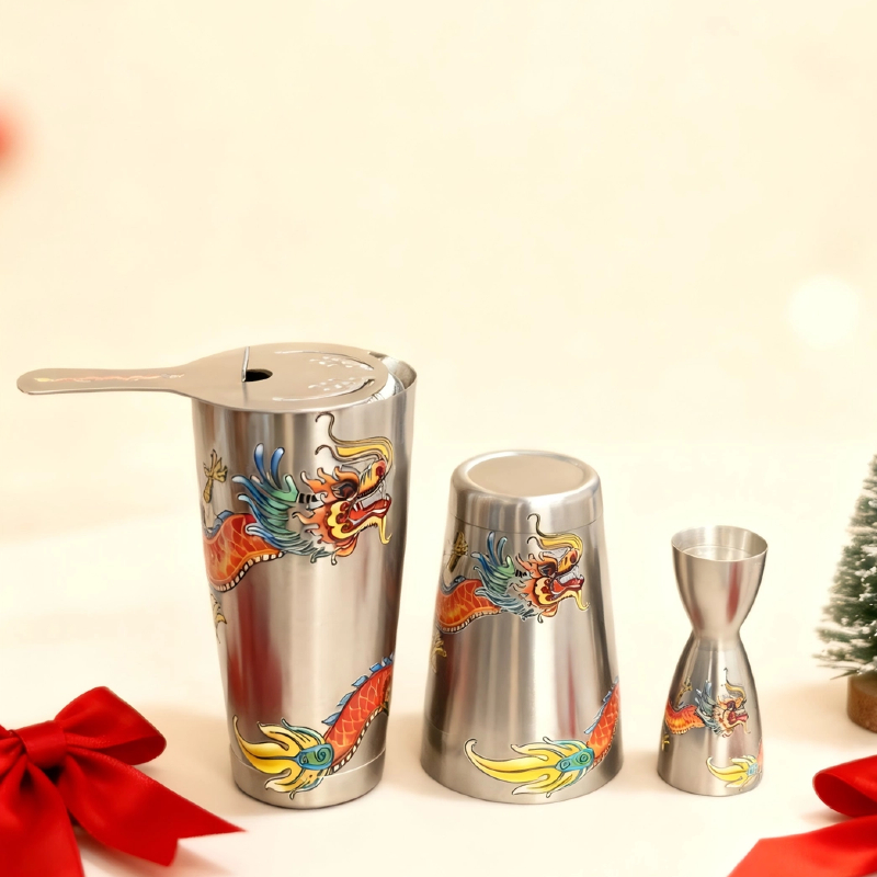 The Legendary Dragon Bartender Kit (3-Piece) | Oriental Collection