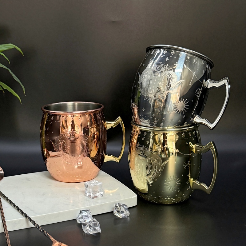 Cosmic Etched Moscow Mule Mug